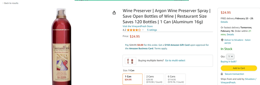 Is VineyardFresh on Amazon?