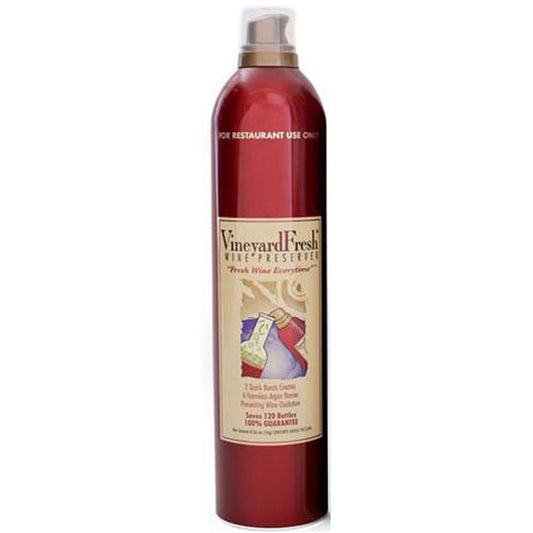 VineyardFresh Wine Preserver | 100% Argon Wine Preserver Spray | On Premise Size Can